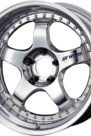 Work Meister S1 3P 5x108 18x12.5-41 L Disk Bright Buff Finish Same Day Shipping