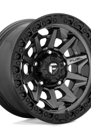 Hassle-Free Returns Fuel 1PC D716 COVERT 6X135 20X10 -18 MATTE GUN METAL BLACK BEAD RING