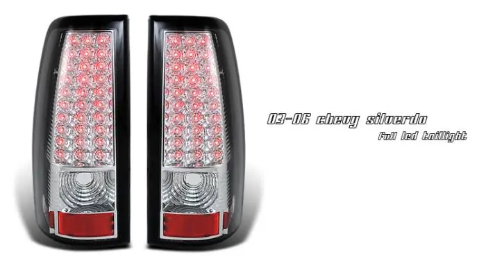 Authentic Chevrolet Silverado Option Racing LED Taillight - 17-15140