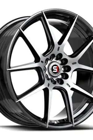 Spec-1 SP-71 5x100/5x114.3 20x8.5 +38 Gloss Black & Machined One Day Deal