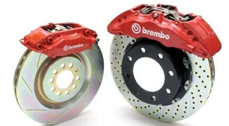 Audi A4 Brembo Gran Turismo Brake Kit with 4 Piston 355x32 Disc & 2-Piece Rotor - Front - 1Bx.8002A Brand New
