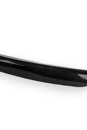 Front Bumper Trim Cover; Gloss Carbon Fiber Latest