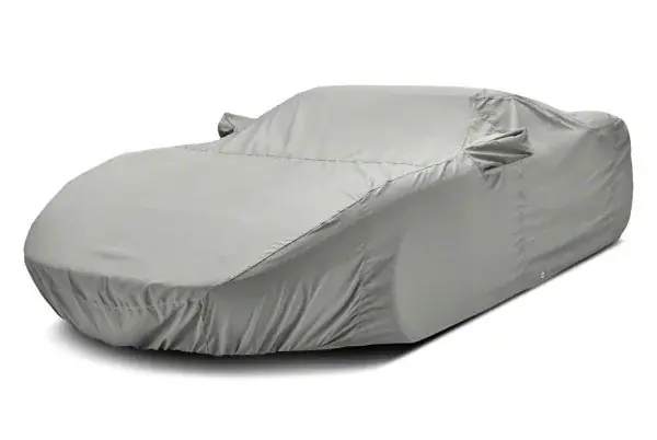 Covercraft Custom Car Covers Polycotton Car Cover with Antenna Pocket; Gray Free Delivery