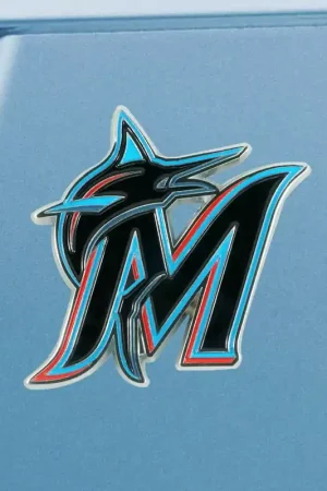 Miami Marlins Emblem; Black Save Now