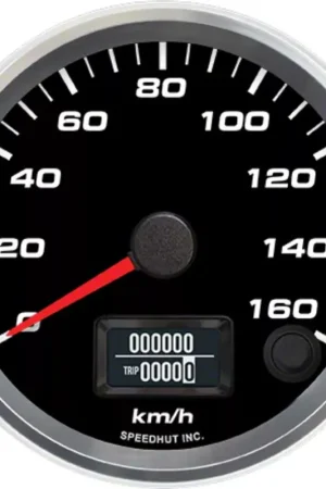 Speedhut Revolution Series 3-3/8-Inch GPS Speedometer; 160 KM/H Brand New