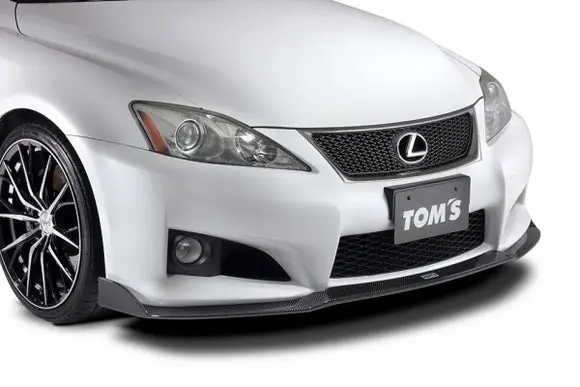 TOM’S Racing Carbon Front Spoiler for 2008–2014 Lexus ISF — PMD Premier Motoring Development Fast Shipping