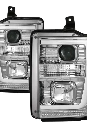Spyder 08-10 Ford F-250 Ver 2 Proj Headlight - Switch Back Light Bar - — PMD Premier Motoring Development Super Sale