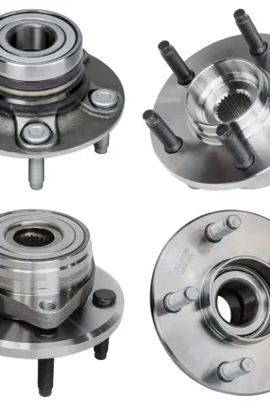 4pc Front & Rear Wheel Hub and Bearings Kit New Release