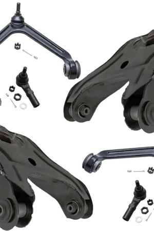 Price Drop 6pc Front Upper Lower Control Arms Outer Tie Rods Suspension Kit