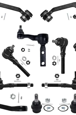 Instant Buy 12pc Front Upper Control Arms Ball Joints Sway Bar Links Tie Rods Suspension Kit