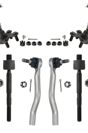 One Day Deal 8pc Front Inner Outer Tie Rods Lower Ball Joints Sway Bar Links Suspension Kit