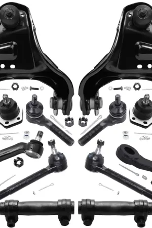 Reduced Price 12pc Front Upper Control Arms Tie Rods Ball Joints Suspension Kit