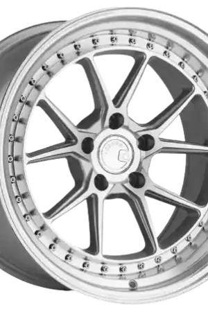 Limited Edition Aodhan DS08 5x114.3 18x9.5+15 Silver w/Machined Face