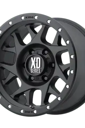 XD XD127 BULLY 5X112 16X7 +26 SATIN BLACK WITH REINFORCING RING Free Returns