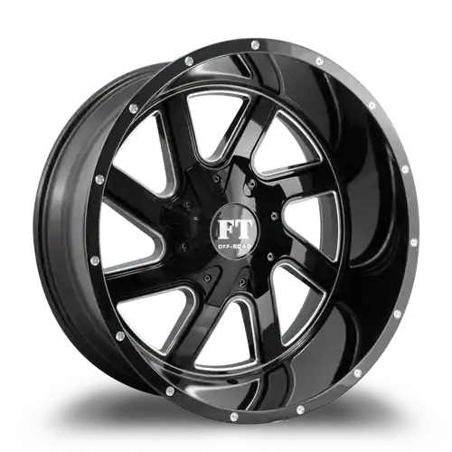 Sale FULL THROTTLE FT1 5x139.7/5x150 20x10-24 BLACK / MILLED