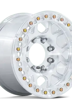 Must Have KMC KM450 MESA FORGED SLOTTED BEADLOCK 5X127 17x9 +0 RAW MACHINED