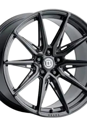 Top Pick Brada Wheels CX2 5x114.3 20x9 +25 Gloss Black