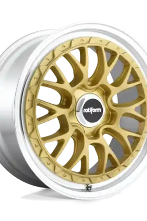 Worldwide Shipping Rotiform 1PC R156 LSR 5X112 18X8.5 +45 MATTE GOLD MACHINED