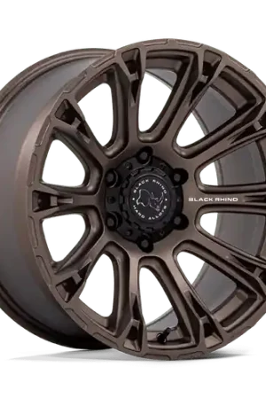 Black Rhino Hard Alloys BR020 DIAMONDBACK 6X120 18x9 +12 BURNT BRONZE Secure Checkout