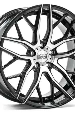 Cheap Axe ZX11 5x110 22X9+35 BLACK AND POLISHED FACE