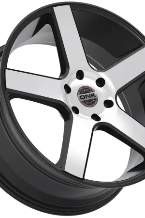 Handmade Dnk 708 Wheel 24x10 6x139.7 Black Machined 25mm - FREE T-SHIRT INCLUDED!