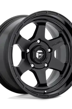 Certified Fuel 1PC D664 SHOK 6X135 17X9 -12 MATTE BLACK