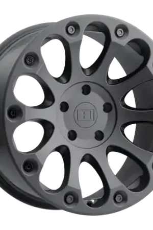 New Release Level 8 IMPACT 6X114.3 17X8.5 +12 MATTE BLACK