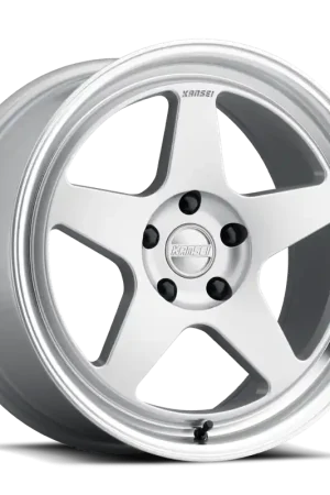 Next Day Delivery Kansei K12H Knp Wheel 17x9.5 5x114.3 Hyper Silver 12mm - FREE T-SHIRT INCLUDED!
