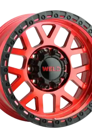 WELD Off-Road Cinch 8x165.1 20x10 -18 Candy RED / Satin Black Clearance
