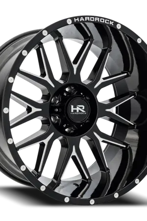 Place Order Hardrock Offroad Affliction Xposed Wheel 22x12 8x165.1 Gloss Black Milled -44mm