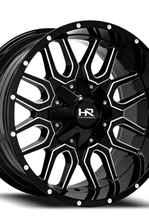 Flash Sale Hardrock Offroad Commander Wheel 20x12 8x165.1 Gloss Black Milled -51mm