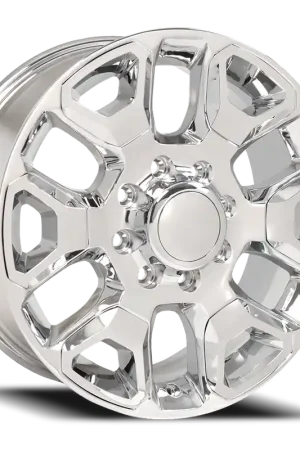 Markdown Oe Dg66 Wheel 20x8 8x165.1 Chrome With Chrome Inserts 55mm - FREE T-SHIRT INCLUDED!