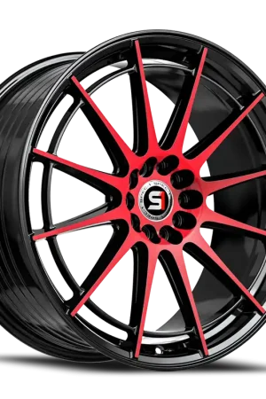 Spec-1 Sp-64 Wheel 18x8 5x100 & 5x114.3 Gloss Black & Red Machined 34mm Factory Price