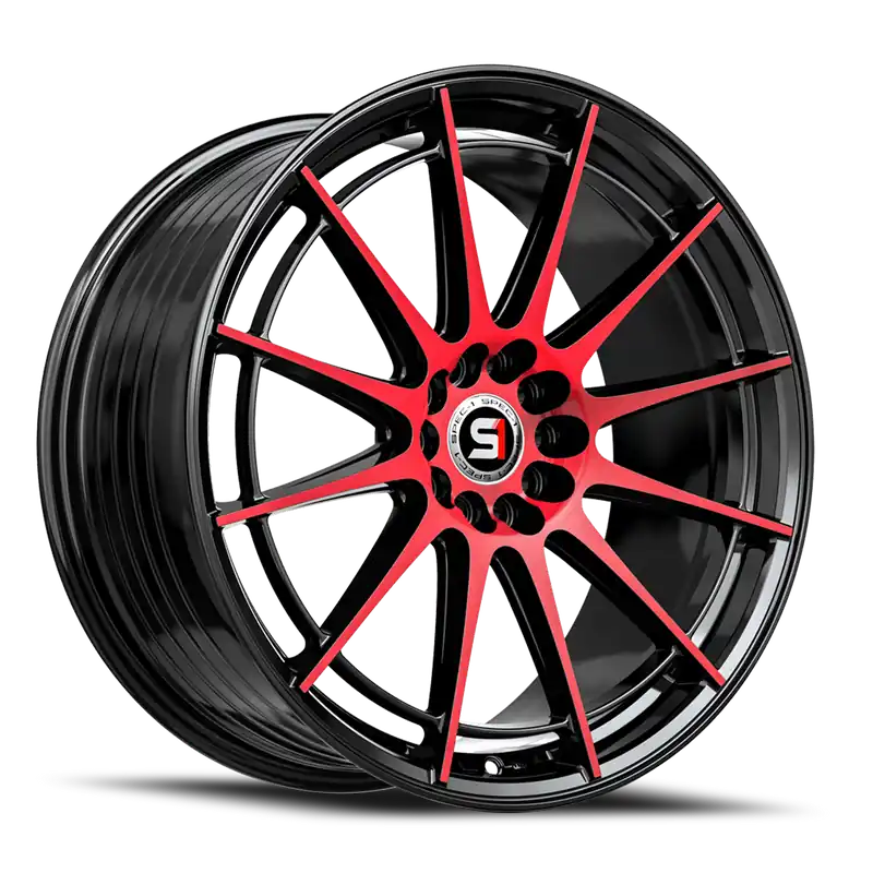 Spec-1 Sp-64 Wheel 18x8 5x100 & 5x114.3 Gloss Black & Red Machined 34mm Factory Price