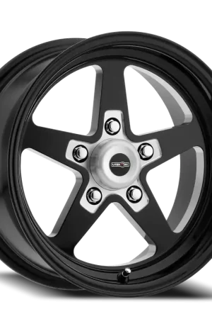 Worldwide Shipping Vision Sport Star 571 Wheel 17x4.5 5x120.65 Gloss Black With Milled Center -24mm