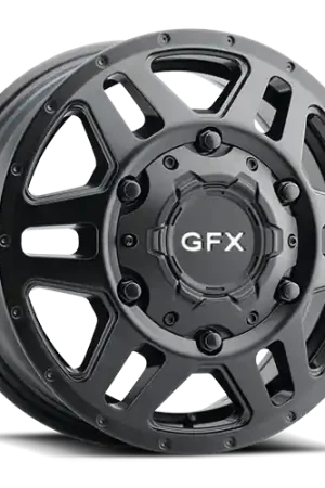 Top Pick G-Fx Mv2 Dually Wheel 16x6 6x205 Matte Black 84mm