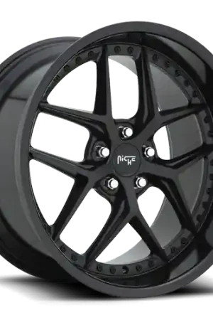Fast Shipping Niche M226 Vice Wheel 20x10.5 5x112 Black 40mm