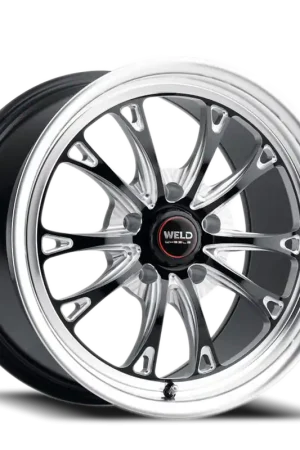 Weld Street Performance Belmont Drag Wheel 18x10.5 5x120.65 Gloss Black Milled w/ Diamond Lip 65mm - FREE T-SHIRT INCLUDED! Same Day Shipping