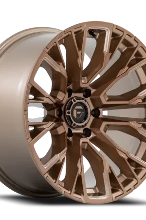 Budget Fuel D850 Rebar Wheel 20x10 6x135 Platinum Bronze Milled -18mm - FREE T-SHIRT INCLUDED!