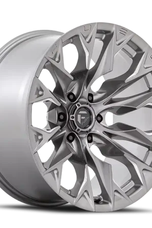 Sale Fuel D806 Flame Wheel 20x10 6x139.7 Platinum -18mm - FREE T-SHIRT INCLUDED!