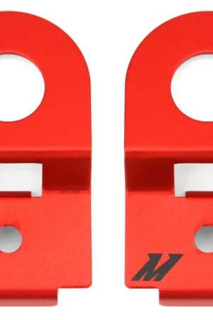 One Day Deal Mishimoto Radiator Stay Set (Red) - 2008-2014 Subaru WRX / STI