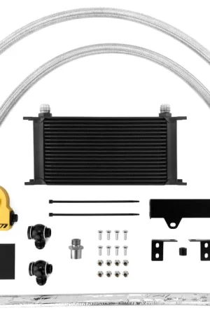 Direct From Manufacturer Mishimoto Thermostatic Oil Cooler Kit Black - 2006-2007 Subaru WRX / STI
