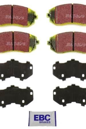 EBC Yellowstuff Brake Pads (Front) - 2013-2016 Scion FR-S / 2013-2020 Subaru BRZ / 2011-2017 Forester / 2011-2016 Impreza / 2017-2019 Toyota 86 Low Price