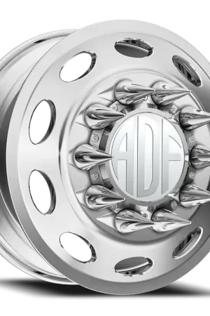 Adf Peterson Dually Wheel 20x8.25 8x165.1 Polished 144mm - MINIMUM PURCHASE OF 4 - FREE T-SHIRT INCLUDED! Same Day Shipping
