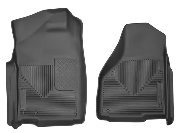 Best Price Husky Liners 09-14 Dodge Ram/Ram Quad Cab X-Act Contour Black Front Floor Liners