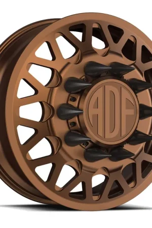 Low Price Adf Hot Shot Dually Wheel 24x8.25 8x210 Bronze 144mm - MINIMUM PURCHASE OF 4 - FREE T-SHIRT INCLUDED!
