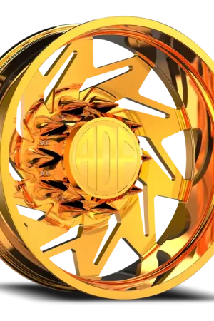 Adf - Flex Right Dually Wheel 22x8.25 8x165.1 24K Gold -167mm - MINIMUM PURCHASE OF 4 - FREE T-SHIRT INCLUDED! Super Sale