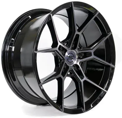 Latest Select S102 Alpine Wheel 20x10.5 5x112 Brushed Gloss Black w/ Dark Tint 38mm - FREE T-SHIRT INCLUDED!