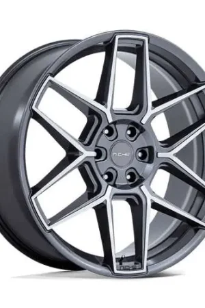 Niche Nc281 Rise Wheel 20x9 5x112 Anthracite w/ Machined Face 15mm - FREE T-SHIRT INCLUDED! Same Day Shipping