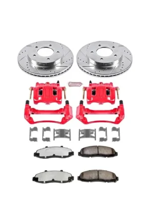 Next Day Delivery Power Stop 97-00 Ford F-150 Front Z36 Truck & Tow Brake Kit w/Calipers